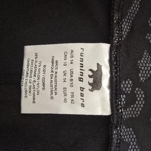 Running Bare Black and Gray Shorts w/pockets - Picture 3 of 6